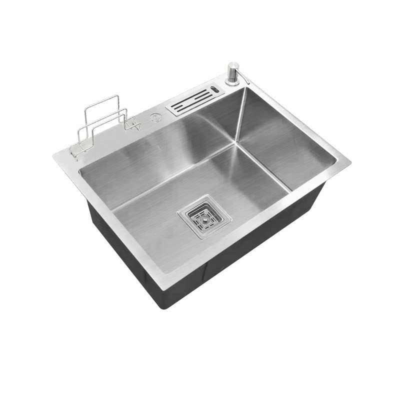 HIGH QUALITY MODERN STAINLESS STEEL HANDMADE SINK SINGLE BOWL