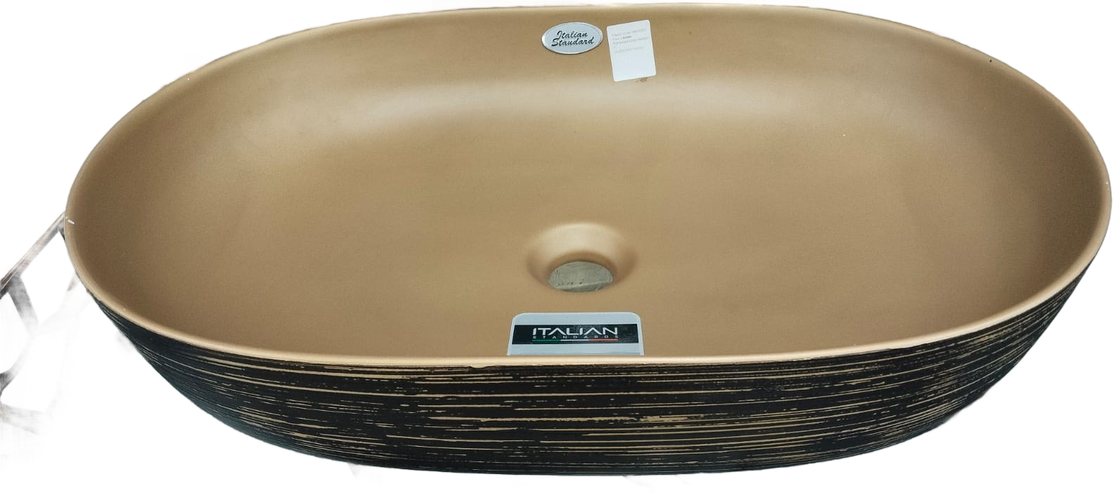 Premium Oval Countertop Wash Basin by Italian Standard