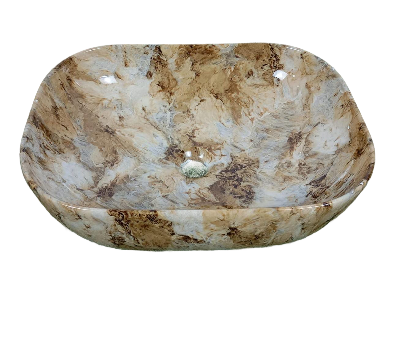 Premium marble style design basin