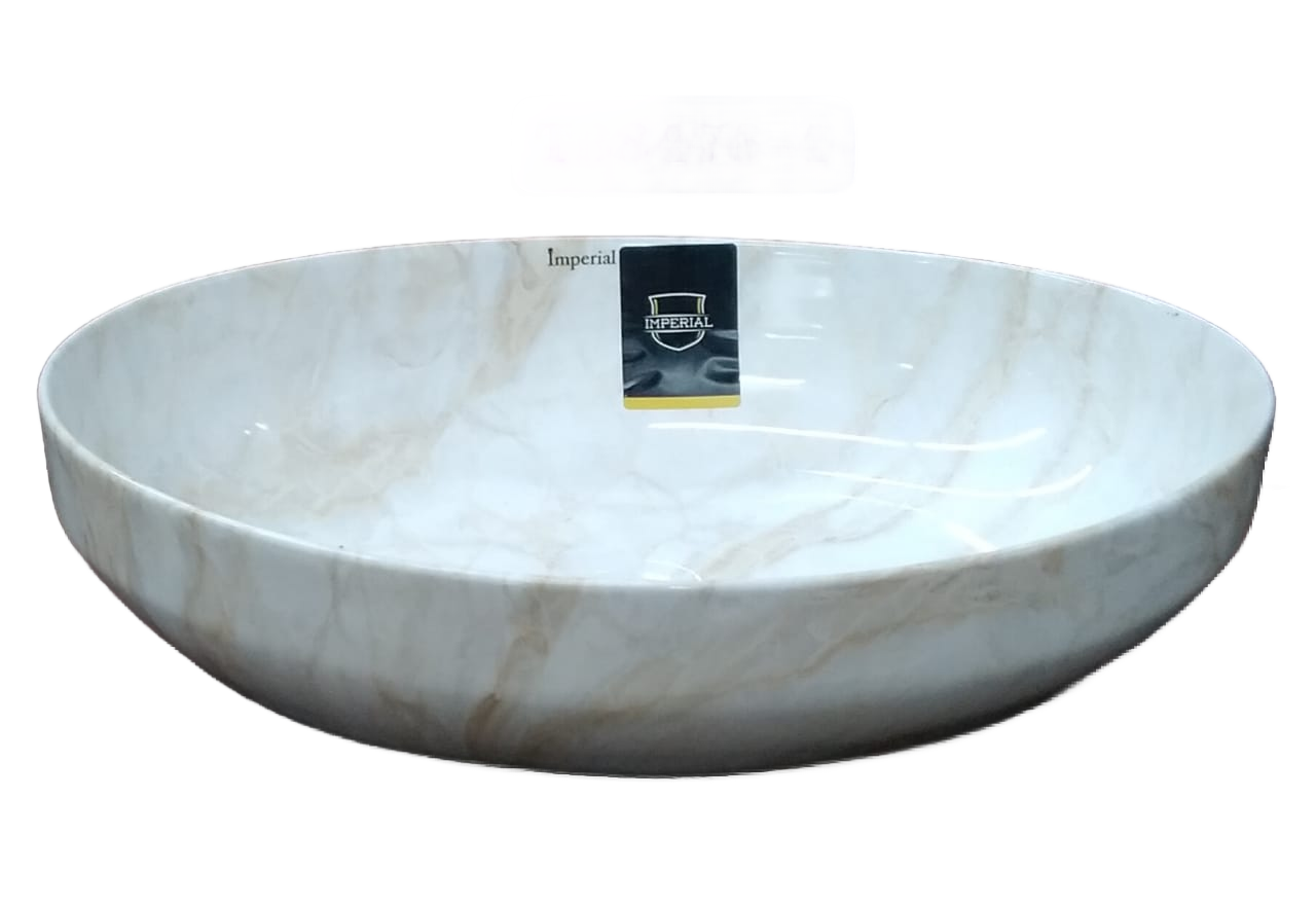 Imperial Marble Oval Counter Basin