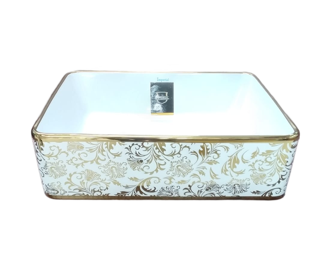 Imperial Luxury Floral Wash Basin