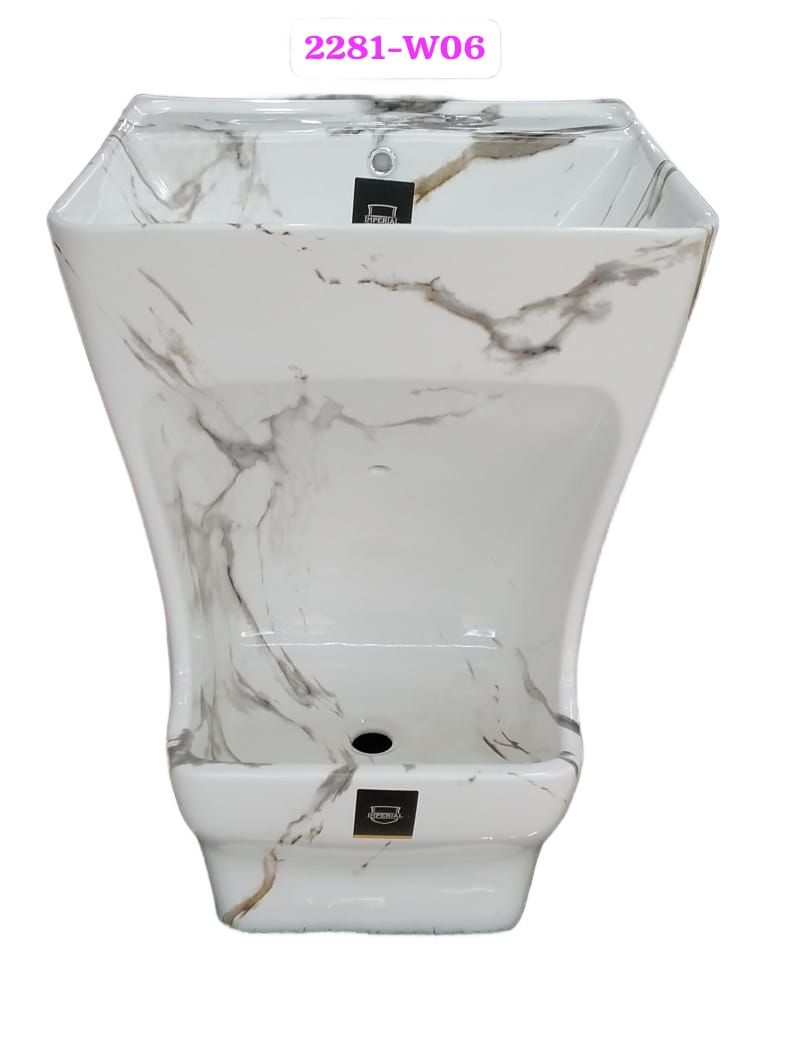 Imperial Marble Luxury Pedestal Basin