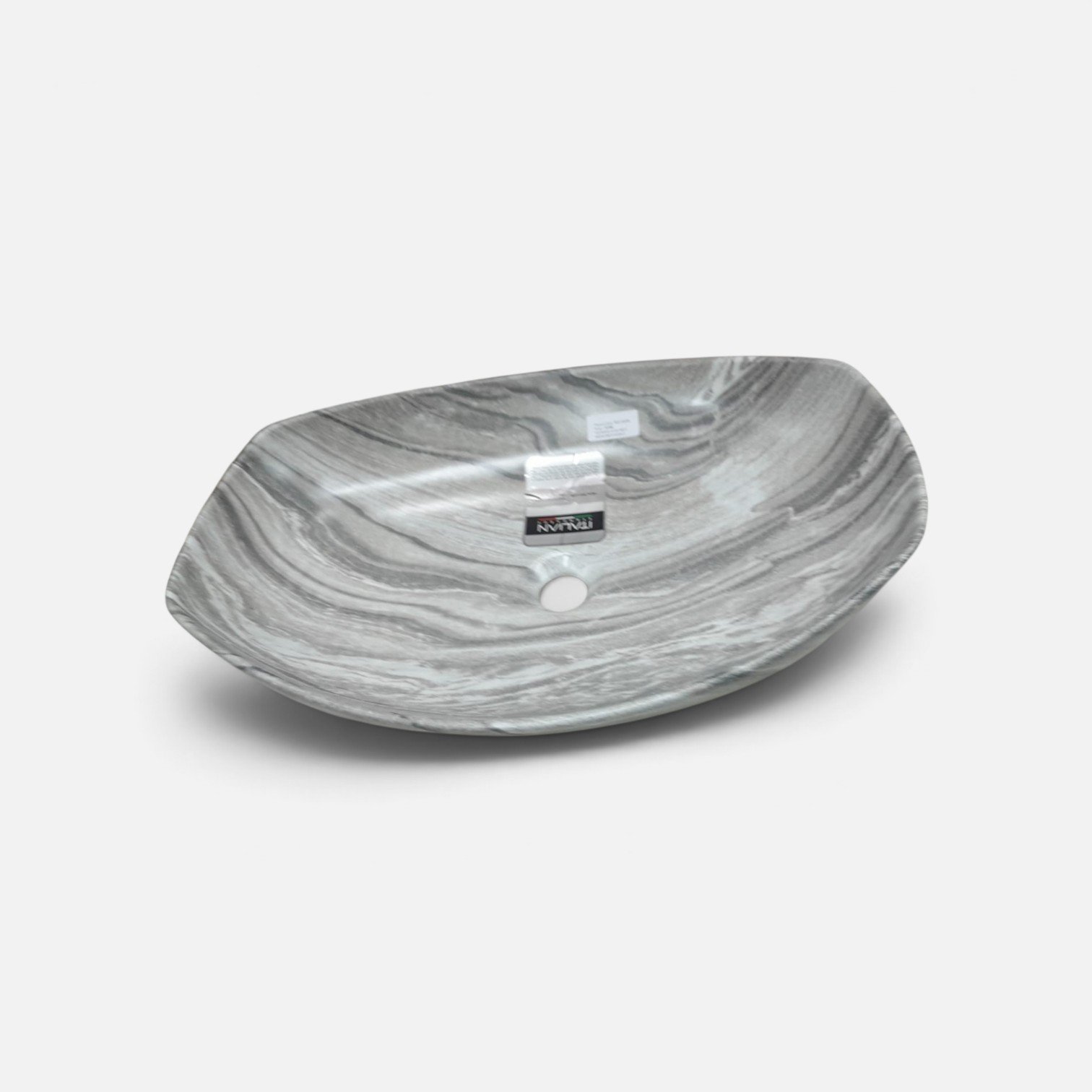 Marble-Pattern Above-Counter Vessel basin